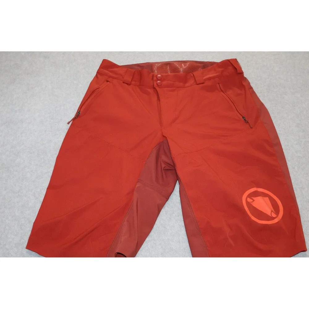 Endura MT500 Spray Short Mens Medium Rust Orange Red MTB Cycling Shorts E8101